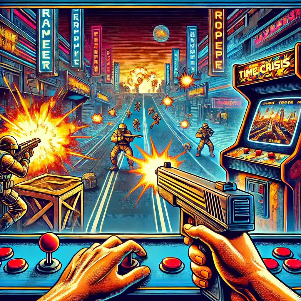 Nostalgia Time Crisis Game Shooter Arcade yang Tak Terlupakan